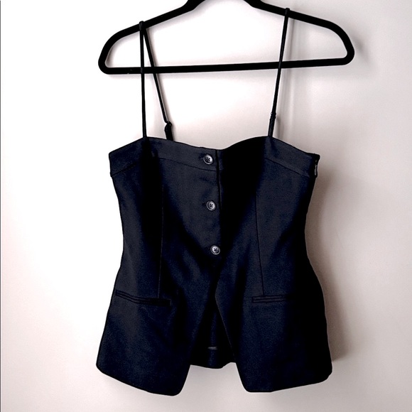NWT | Revolve L’ACADEMIE Benigna Tux Top in Black Medium - Picture 13 of 15